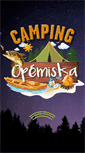 Mobile Screenshot of camping-opemiska.com
